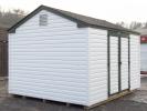 10x12 Economy Peak Storage Shed with vinyl siding for sale at Pine Creek Structures of Spring Glen