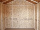 Inside View: 8x10 Economy Style Madison Peak Storage Shed from Pine Creek Structures