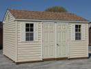 10x14 Peak Storage Shed with Vinyl Siding from Pine Creek Structures