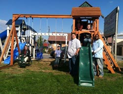 JR, Aaron, Shelly, Alyssa, and some friends from Red 102.3 ready for a Fall Open House in Harrisburg, PA.